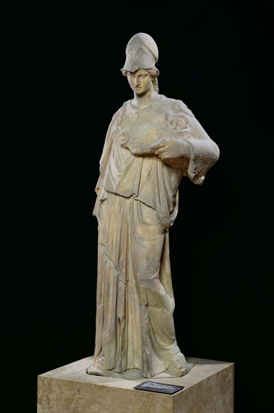 Athena with a cist, Roman copy of a 4th century BC original by Cephisodotus